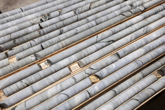 Core mining samples