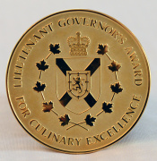 Culinary award medal