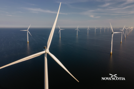Wind turbines in the ocean