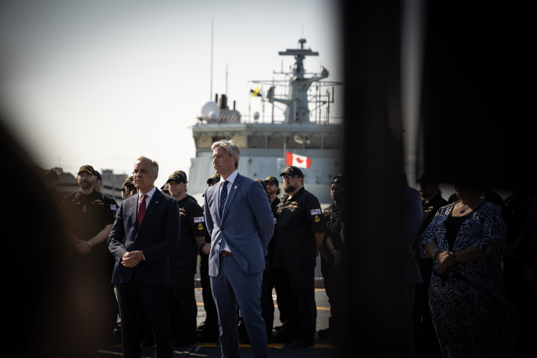 Premier Tim Houston with Prime Minister Mark Carney.