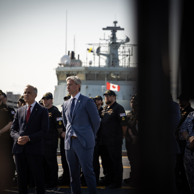 Premier Tim Houston with Prime Minister Mark Carney.